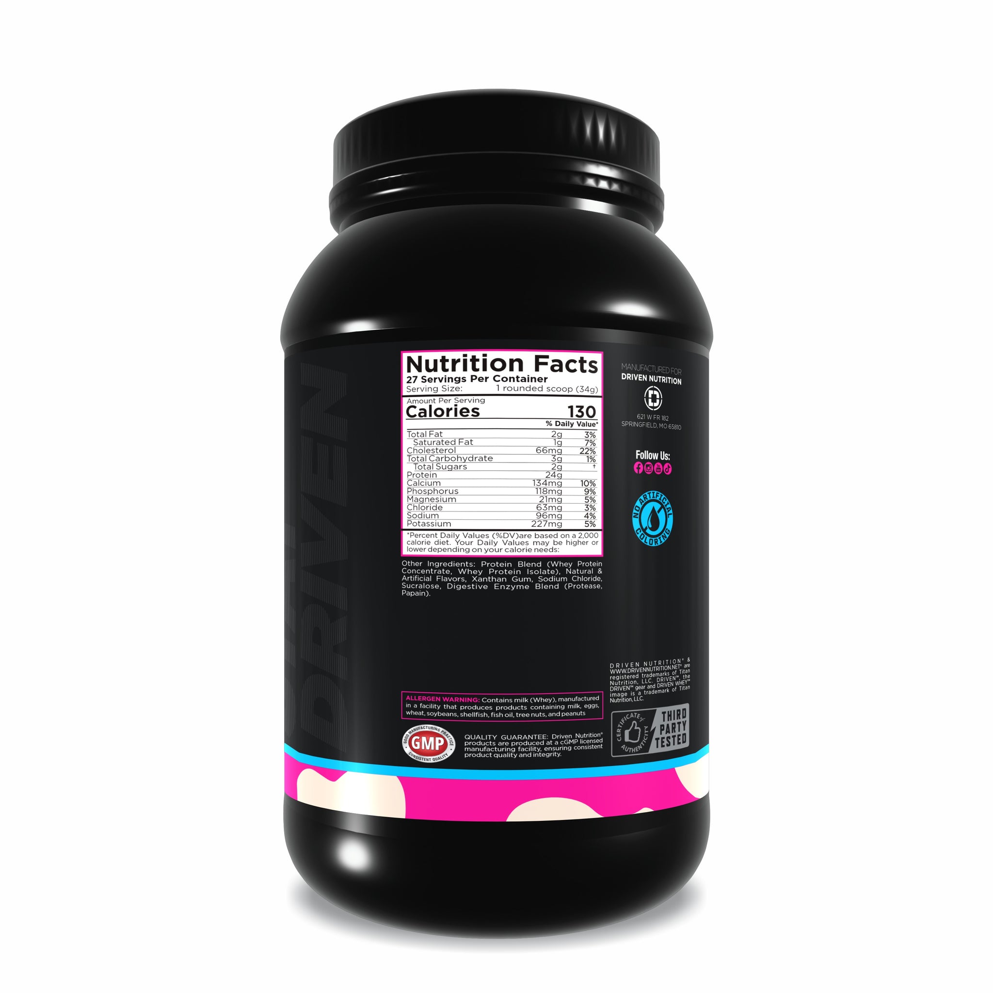 2LB DRIVEN WHEY™ Whey Protein
