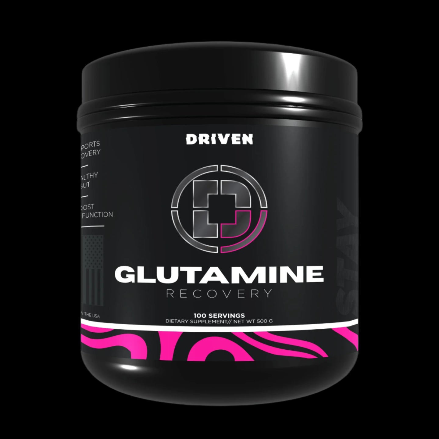 Driven® Glutamine™ - 100% Vegan Plant Based (100 Servings)