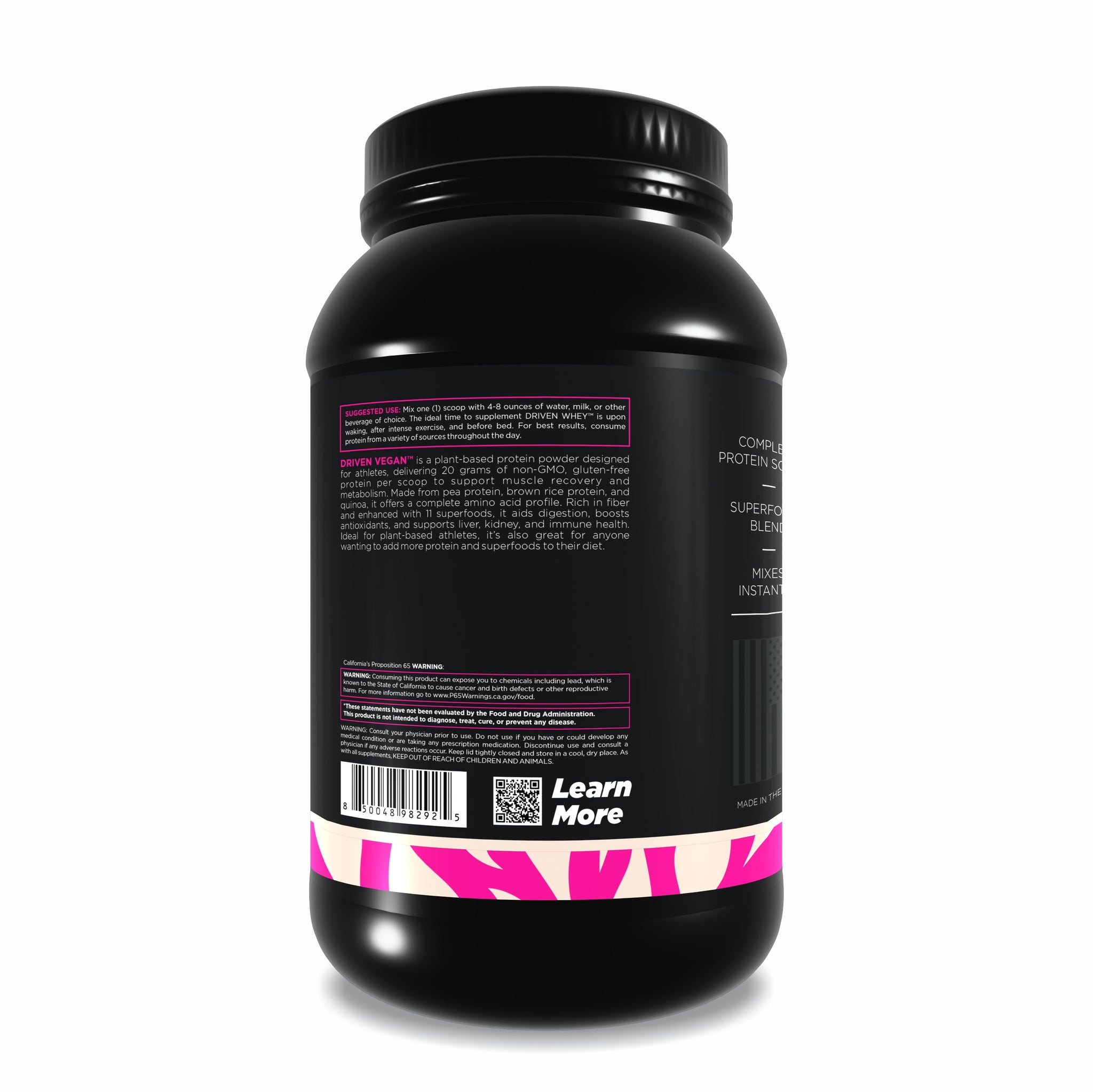 2LB DRIVEN VEGAN™ PROTEIN - Plant Based Protein