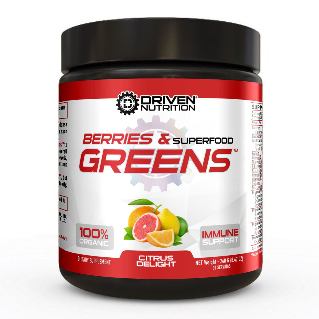 Driven® B&G™ - Plant Based Berries & Greens Superfoods Vegan
